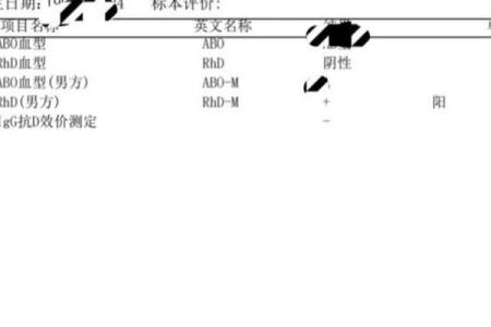 血型中rh阴性是什么意思