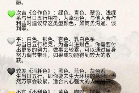财神方位与五行配色  每日五行穿衣旺衣指南