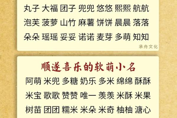 生辰八字起小名