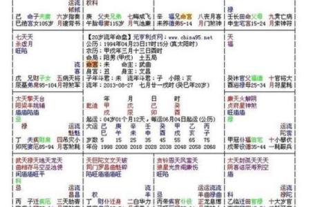 紫薇斗数看一生命运