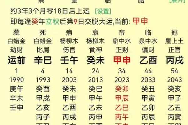 卜易居八字排盘