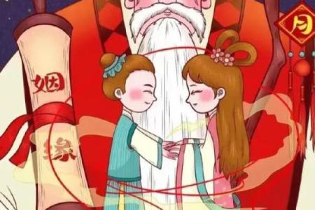 月老姻缘一线牵的句子 月老姻缘一线牵图片？