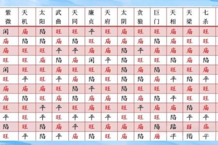 紫薇斗数星平
