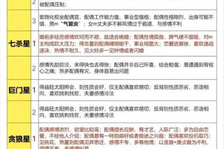 紫薇斗数重点知识