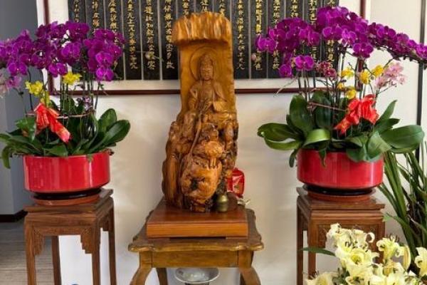 观音菩萨坐什么花