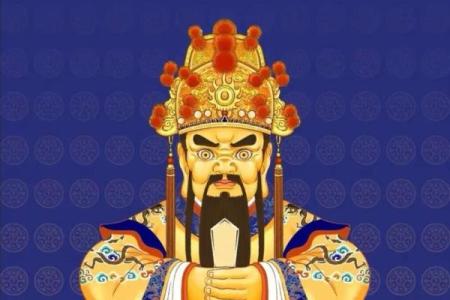 财神爷龙五爷  身上带龙的财神爷像