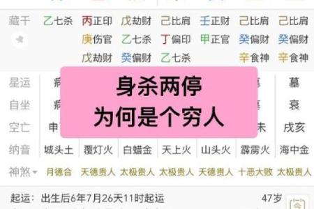 八字命格带病符杀的影响