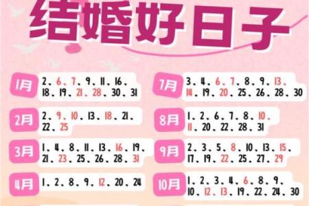 结婚吉日的确定