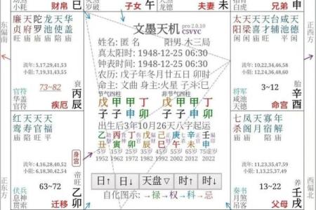 紫微斗数之怎样排斗数四柱详解