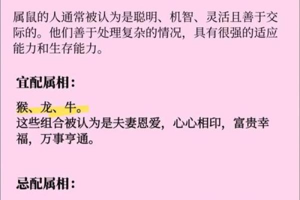 揭秘肖鼠女的属相配对