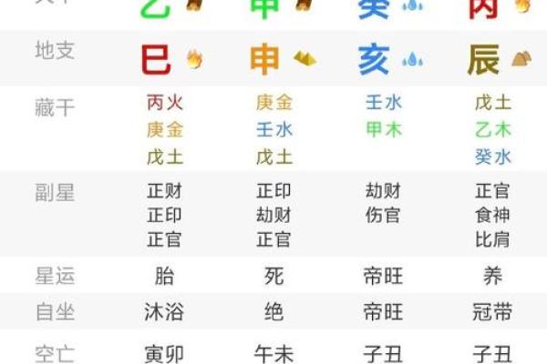 八字乙巳日