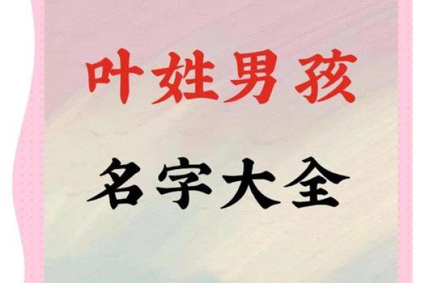 宝宝八字缺金爸爸姓叶男孩名字