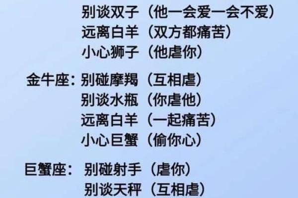 因没表白而错过的星座爱侣