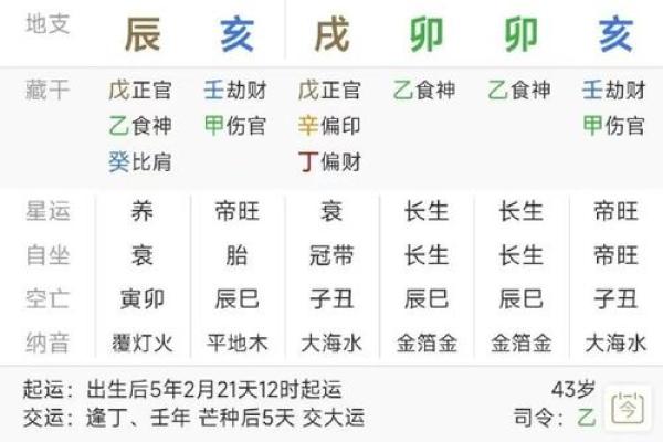 八字身宫解析及命盘分析方法详解