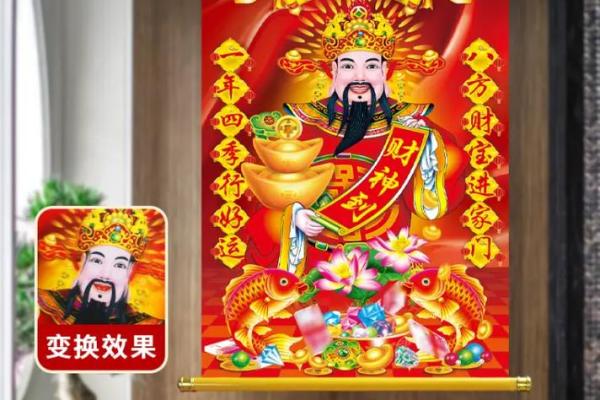 看看家中的财神挂画放在哪个位置好