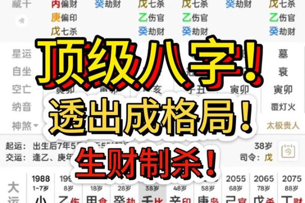 格局层次高的八字