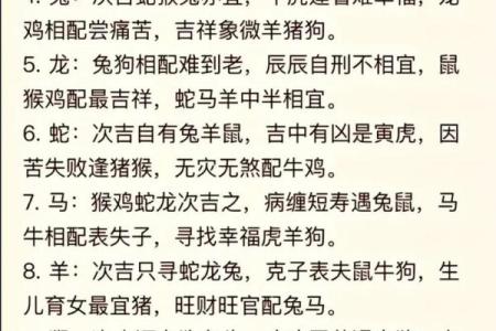 属虎方位吉凶表格图解