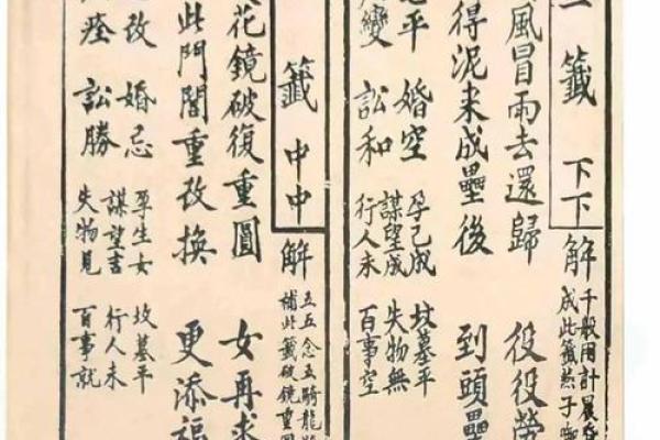 观音灵签第65签事业