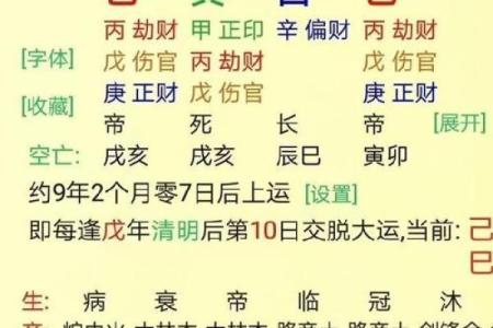 一分钟看懂自己的八字算命