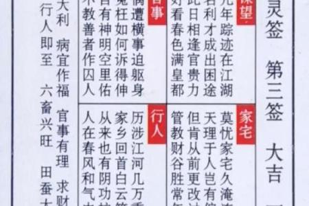 黄大仙灵签大全解签