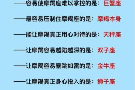 摩羯最容易吸引哪个星座男生