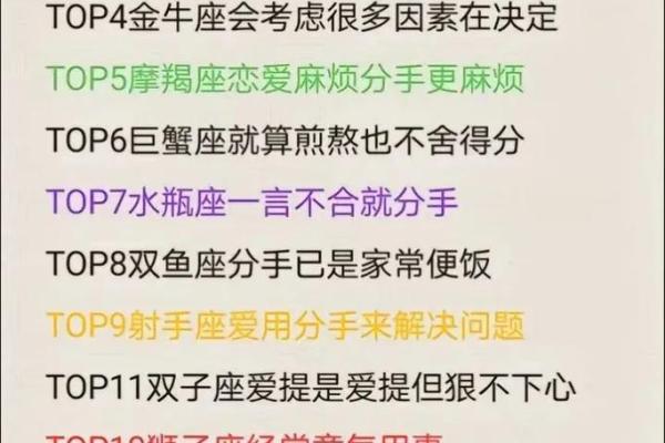 分手快乐？不会发生在这些星座身上