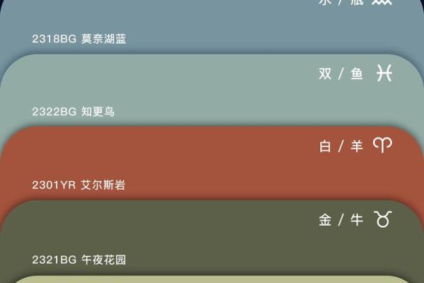 12星座的颜色都喜欢什么颜色