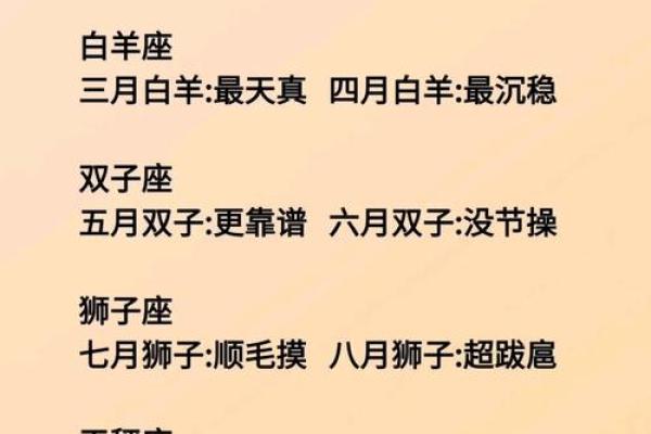七月份是什么星座