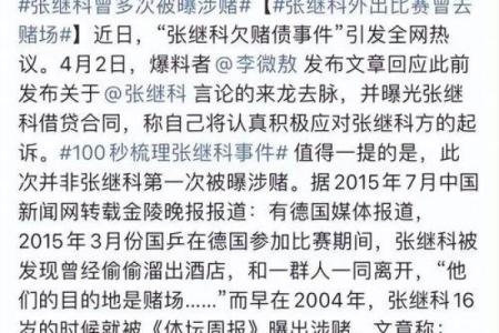 张继科八字命运分析：个性特点、婚姻情况、事业发展