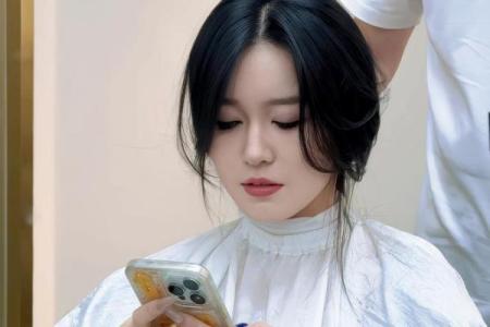 八字刘海怎么吹